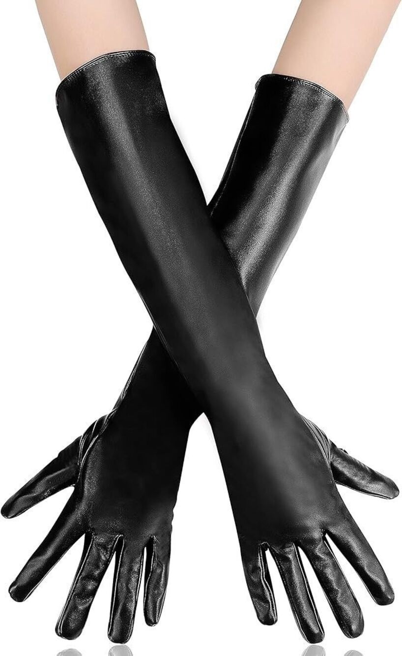 Brand New Long Faux Leather Costume Gloves Brand New Halloiween